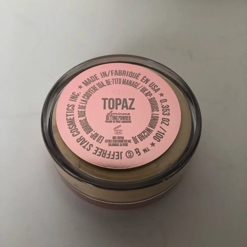 Jeffree Star Cosmetics Magic Star Luminous Setting Powder Topaz NEW